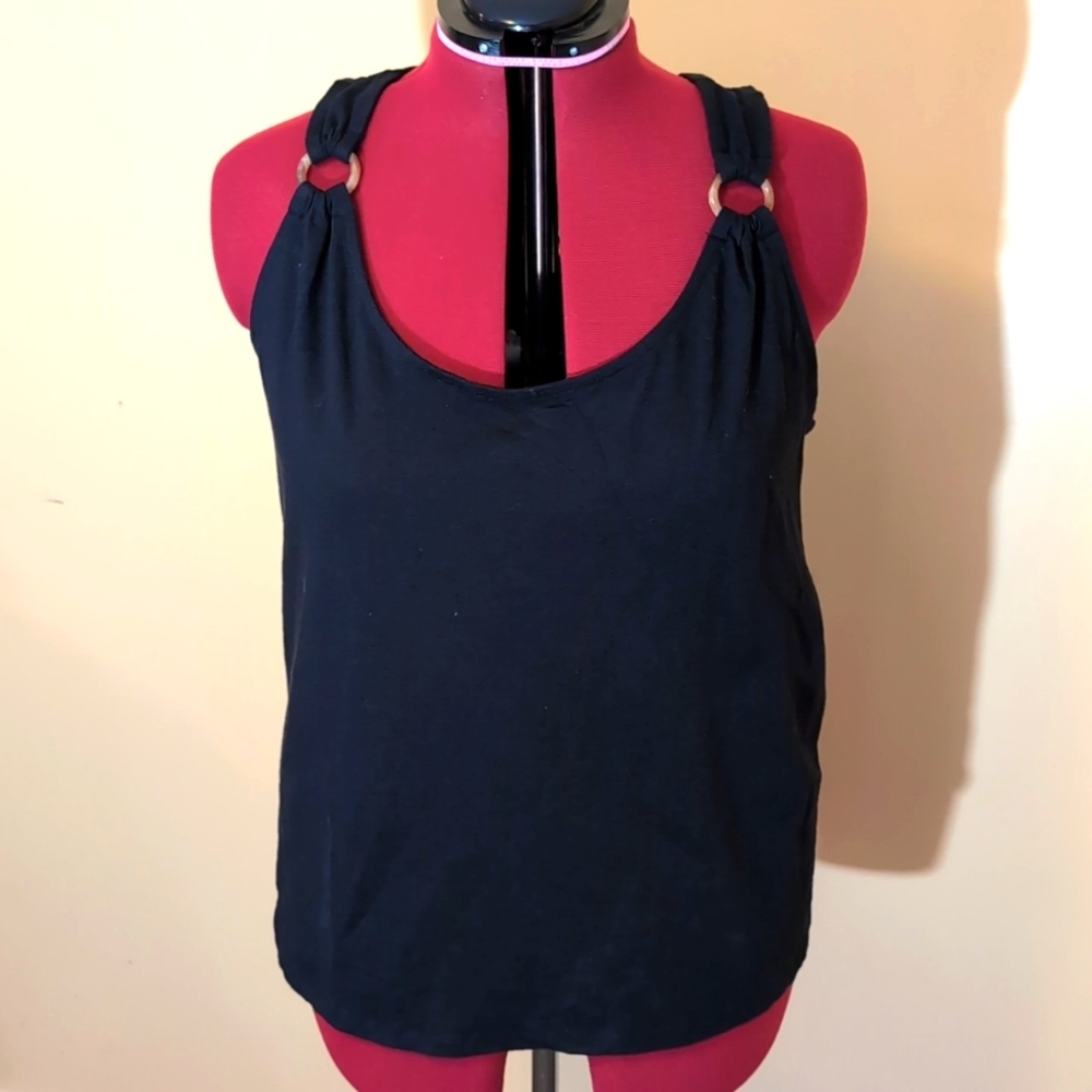 NWT Joe Fresh Black Tank Top 2X